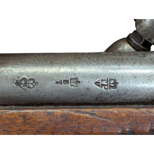 5007 - Victorian British 1844 Pattern Yeomanry Cavalry Percussion Carbine, .65-.66 cal, percussion cap mech... 