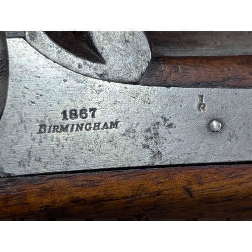 5008 - Victorian East India Government Cavalry Service Percussion Pistol, c.1867, percussion cap mechanism,... 