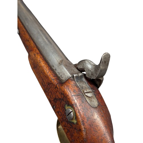 5008 - Victorian East India Government Cavalry Service Percussion Pistol, c.1867, percussion cap mechanism,... 