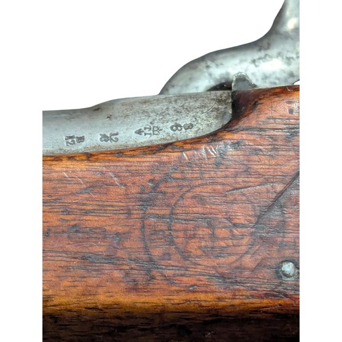 5008 - Victorian East India Government Cavalry Service Percussion Pistol, c.1867, percussion cap mechanism,... 