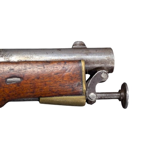 5008 - Victorian East India Government Cavalry Service Percussion Pistol, c.1867, percussion cap mechanism,... 