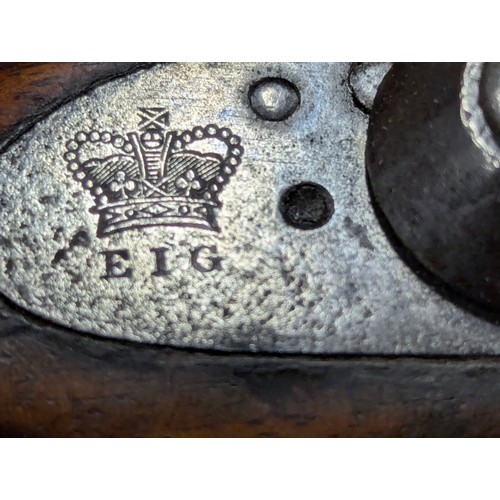 5009 - Victorian East India Government Cavalry Service Percussion Pistol, c.1867, percussion cap mechanism,... 