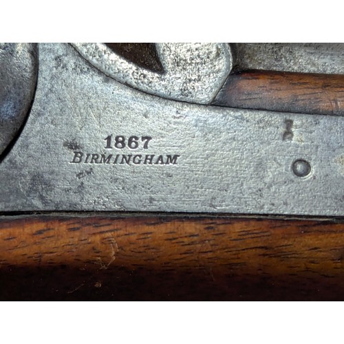 5009 - Victorian East India Government Cavalry Service Percussion Pistol, c.1867, percussion cap mechanism,... 