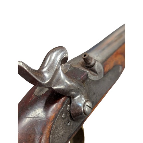 5009 - Victorian East India Government Cavalry Service Percussion Pistol, c.1867, percussion cap mechanism,... 