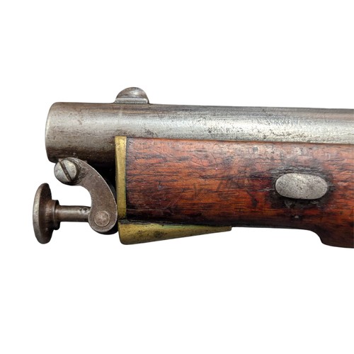 5009 - Victorian East India Government Cavalry Service Percussion Pistol, c.1867, percussion cap mechanism,... 
