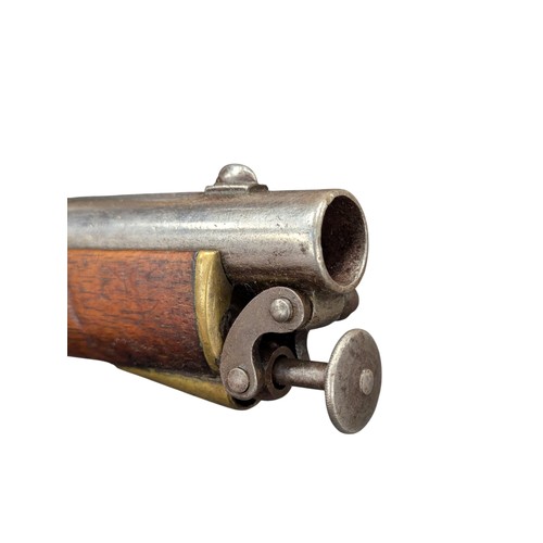 5009 - Victorian East India Government Cavalry Service Percussion Pistol, c.1867, percussion cap mechanism,... 