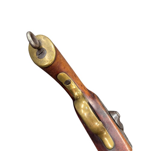 5009 - Victorian East India Government Cavalry Service Percussion Pistol, c.1867, percussion cap mechanism,... 