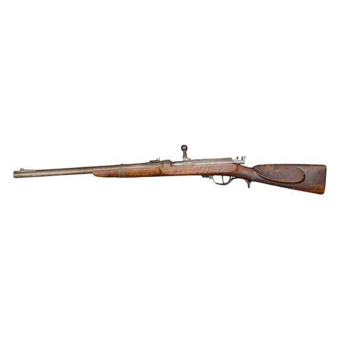 5022 - German Wars of Unification Period Prussian Dreyse Needle Fire Jäger Carbine, approx 14-15mm bore, br... 