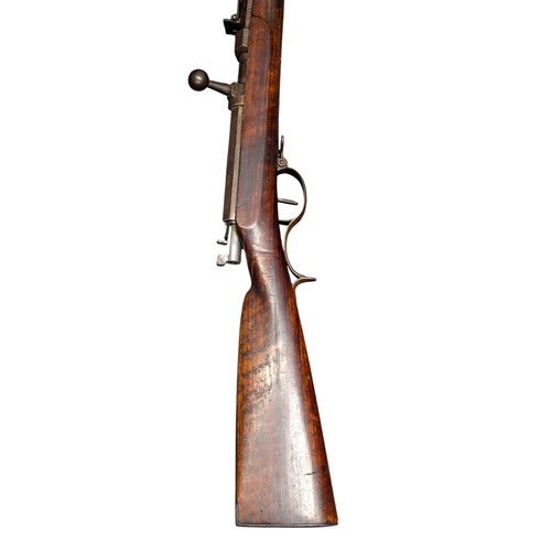 5022 - German Wars of Unification Period Prussian Dreyse Needle Fire Jäger Carbine, approx 14-15mm bore, br... 