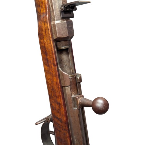 5022 - German Wars of Unification Period Prussian Dreyse Needle Fire Jäger Carbine, approx 14-15mm bore, br... 