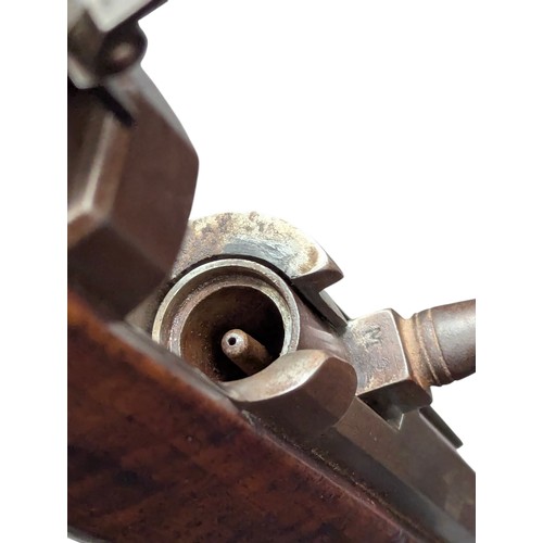 5022 - German Wars of Unification Period Prussian Dreyse Needle Fire Jäger Carbine, approx 14-15mm bore, br... 