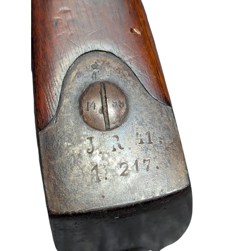 5022 - German Wars of Unification Period Prussian Dreyse Needle Fire Jäger Carbine, approx 14-15mm bore, br... 