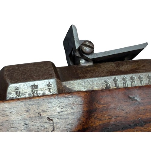 5022 - German Wars of Unification Period Prussian Dreyse Needle Fire Jäger Carbine, approx 14-15mm bore, br... 