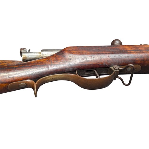 5022 - German Wars of Unification Period Prussian Dreyse Needle Fire Jäger Carbine, approx 14-15mm bore, br... 