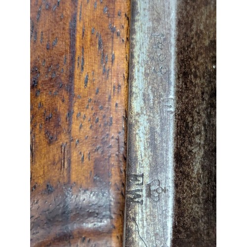5022 - German Wars of Unification Period Prussian Dreyse Needle Fire Jäger Carbine, approx 14-15mm bore, br... 