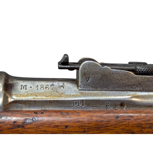 5027 - Franco-Prussian War Period French M1866 Chassepot Infantry Bolt Action Service Rifle, 11mm cal, need... 