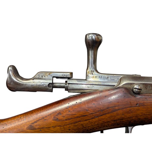 5027 - Franco-Prussian War Period French M1866 Chassepot Infantry Bolt Action Service Rifle, 11mm cal, need... 