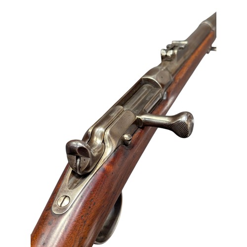 5027 - Franco-Prussian War Period French M1866 Chassepot Infantry Bolt Action Service Rifle, 11mm cal, need... 