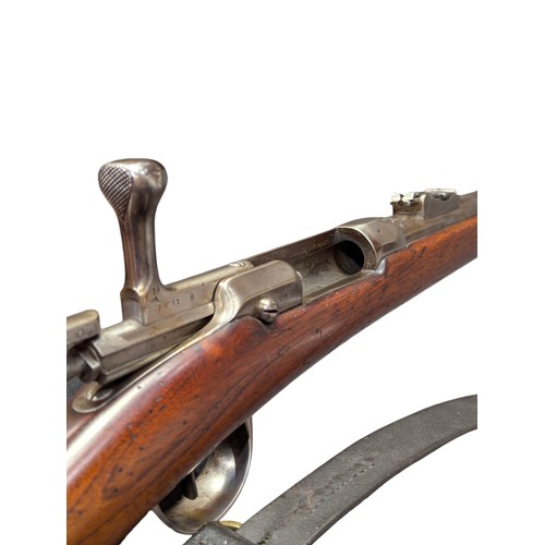 5027 - Franco-Prussian War Period French M1866 Chassepot Infantry Bolt Action Service Rifle, 11mm cal, need... 