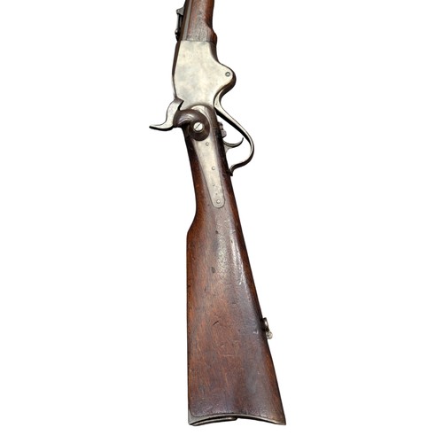 5033 - Late US Civil War/ Reconstruction Period M1865 Spencer Breech Loading Lever Action Carbine, .56-50R ... 