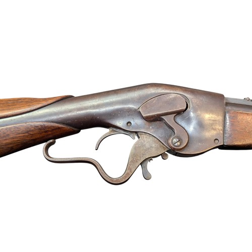5036 - Indian Wars Period US Evans New Model Repeating Lever Action Carbine, c.1877-1879, .44 cal, lever ac... 
