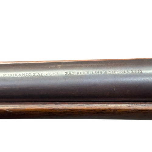 5036 - Indian Wars Period US Evans New Model Repeating Lever Action Carbine, c.1877-1879, .44 cal, lever ac... 