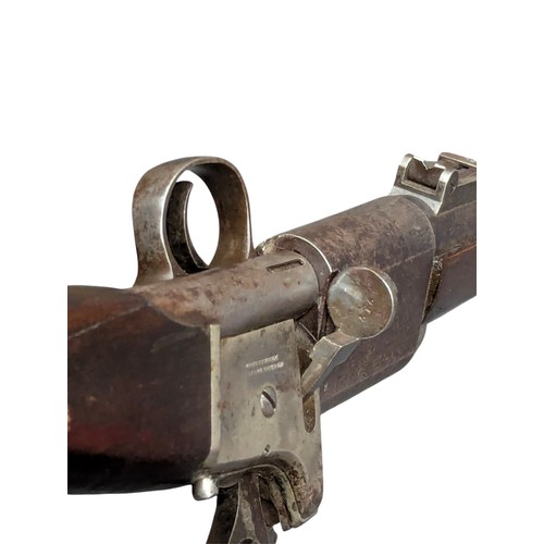 5038 - US Civil War 1864 Triplett & Scott Breech Loading Repeater Carbine, .56-50R cal, issued to the Kentu... 