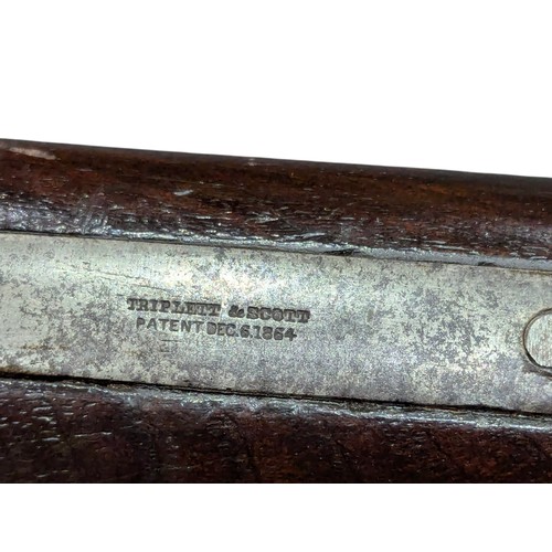 5038 - US Civil War 1864 Triplett & Scott Breech Loading Repeater Carbine, .56-50R cal, issued to the Kentu... 