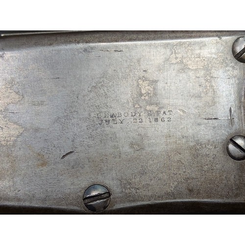 5058 - Fenian Raids Period Canadian M1866 Peabody Breech Loading Service Rifle, .50-60R cal, US made on con... 