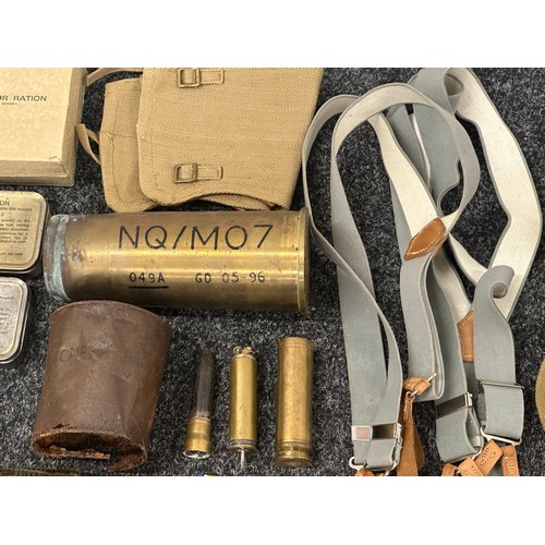WW2 and later British Mixed Militaria to include: RASC Embroidered ...