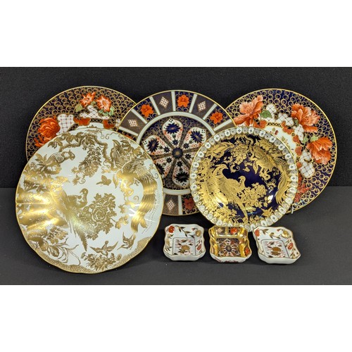  Crown Derby プレート 1128 A Royal Crown Derby 1128 Imari pattern dinner plate, first quality
