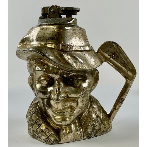 3015 - Tobacciana - An S.T. Dupont laquered cigarette lighter, 6cm high overall, serial number 890123; othe... 