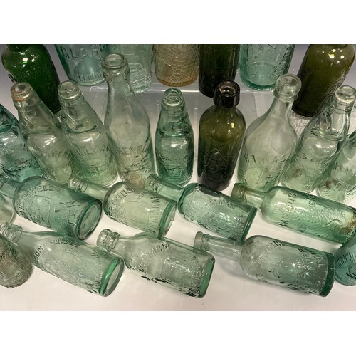 5053 - Bottle Digging Finds - an impressive collection of 19th century and later, including a slightly irid... 