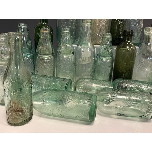 5053 - Bottle Digging Finds - an impressive collection of 19th century and later, including a slightly irid... 