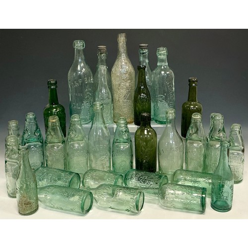 5053 - Bottle Digging Finds - an impressive collection of 19th century and later, including a slightly irid... 