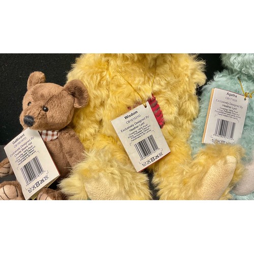 3005 - Charlie Bears - Wisdom, CB161531O, exclusively designed by Heather Lyell, tags resent; Another, Agat... 