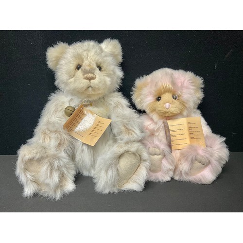 3010 - Charlie Bears - Callie, CB171758A, exclusively designed by Isabelle Lee, tags present; Another, Mabe... 
