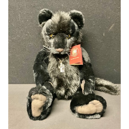 3015 - Charlie Bears - Sheba, Black Panther, CB161627, exclusively designed by Isabelle Lee, 2016, tags pre... 