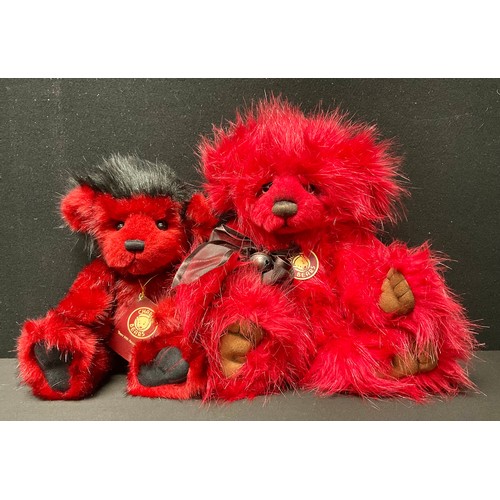 3016 - Charlie Bears - Rudolph, CB631480, exclusively designed by Isabelle Lee, tags present; Another, Chuc... 