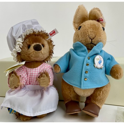 3027 - A Steiff Beatrix Potter Mrs Tiggy-Winkle, Danbury Mint Exclusive, white tag 690259, issued 2017, moh... 