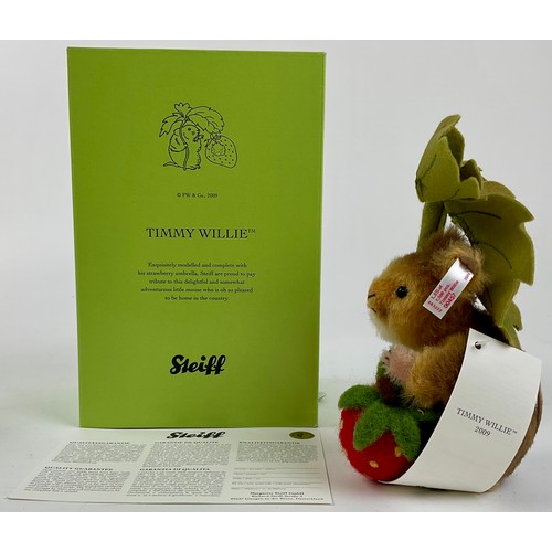 3028 - A Steiff Beatrix Potter Timmy Willie Mouse, white tag 663222, alpaca, LE 1500, issued 2009, exclusiv... 