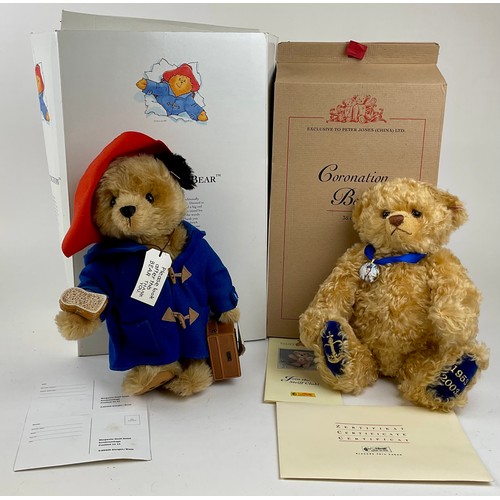 3032 - A Modern Steiff Paddington Bear #354250, with white tags and swinging label. Limited edition No. 435... 