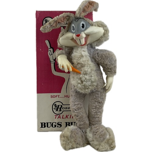 3033 - A 1960's Rosebud Dolls ltd (Mattel inc) Talking Bugs Bunny, holding a carrot in right hand, makes a ... 
