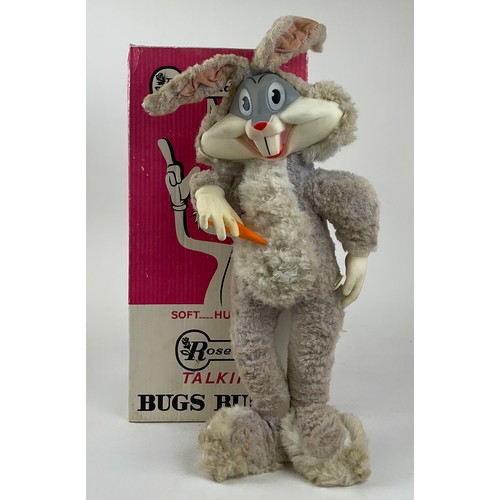 3033 - A 1960's Rosebud Dolls ltd (Mattel inc) Talking Bugs Bunny, holding a carrot in right hand, makes a ... 