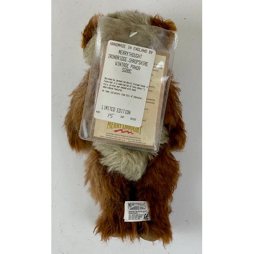 3043 - Merrythought - A Merrythought 'Mr Cheeky' teddy bear, label to foot, 60cm high; Another similar, a M... 