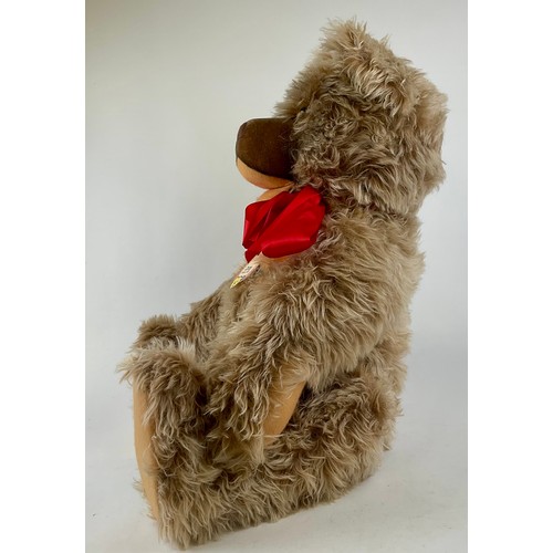 3045 - A large Steiff Zotty replica 1953, white tag 408700, frosted tipped mohair teddy bear with apricot i... 