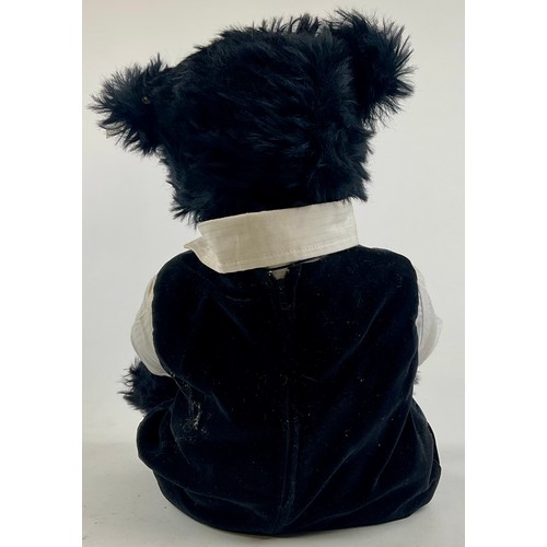 3053 - A 1991 Steiff black mohair bear, deep amber and black eyes, limited Edition of 3,000 pieces, made ex... 