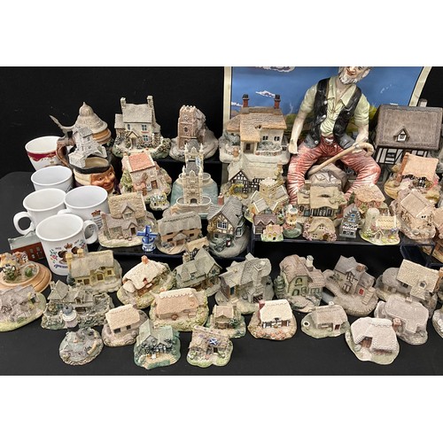 A large collection of Lilliput lane and other similar decorative ...