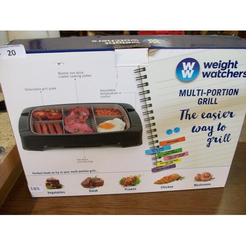 20 - Brand New Weight Watchers Mulit-Portion Grill