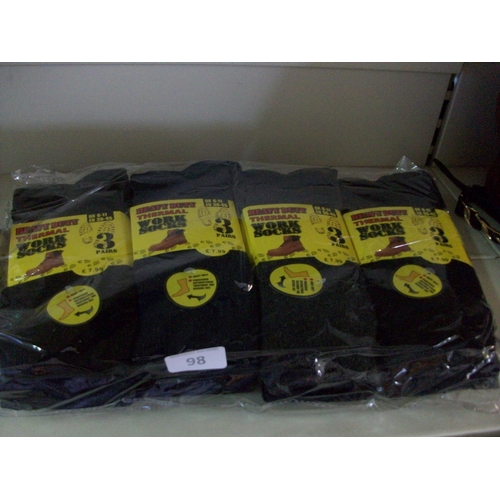 98 - Bag of Work Socks (12pr)